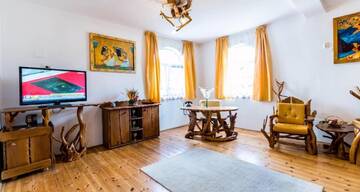 Фото номера Улучшенный двухместный номер с 1 кроватью Отель Castelul de Vis г. Aninoasa 5