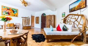 Фото номера Двухместный номер Делюкс с 1 кроватью Отель Castelul de Vis г. Aninoasa 8
